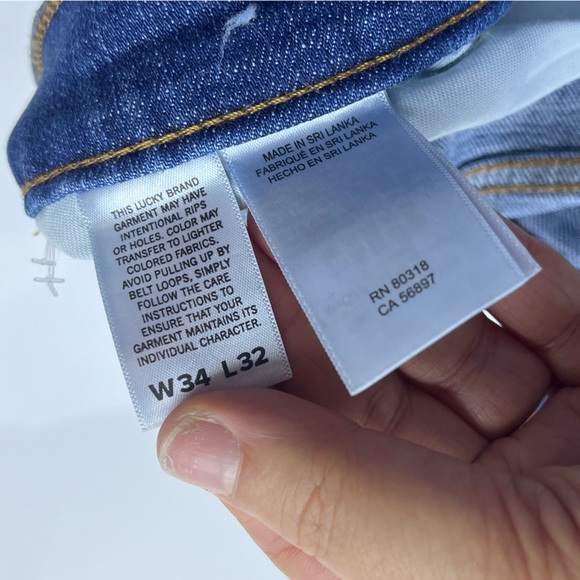 Lucky Brand 121 Slim Straight Jeans N218-19 - Picture 6 of 9